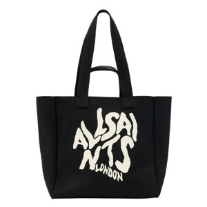 AllSaints Izzy Orlando Logo Knitted Tote Bag